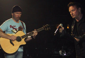 U2, ANUNCIA SU GIRA MUNDIAL &quot;VERTIGO/2005&quot;. Nota de prensa de MACC